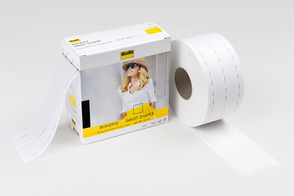 Vlieseline Perfobande Blanc 7cm Bundfix 10/25/25/10 - Maison Klem